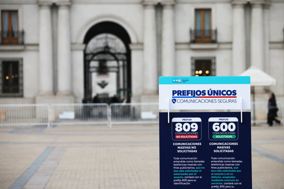 Subsecretaría de Telecomunicaciones (@subtel_chile) on Twitter photo ¡Más seguridad en tus llamadas! El subsecretario Claudio Araya y la subsecretaria Carolina Leitao de <a href="/SubPrevDelito/">Subsecretaría de Prevención del Delito</a> informaron que este 13 de agosto comienza a regir la normativa de la numeración especial para las llamadas spam y así evitar estafas. ¡Más seguridad en tus llamadas! El subsecretario Claudio Araya y la subsecretaria Carolina Leitao de <a href="/SubPrevDelito/">Subsecretaría de Prevención del Delito</a> informaron que este 13 de agosto comienza a regir la normativa de la numeración especial para las llamadas spam y así evitar estafas.