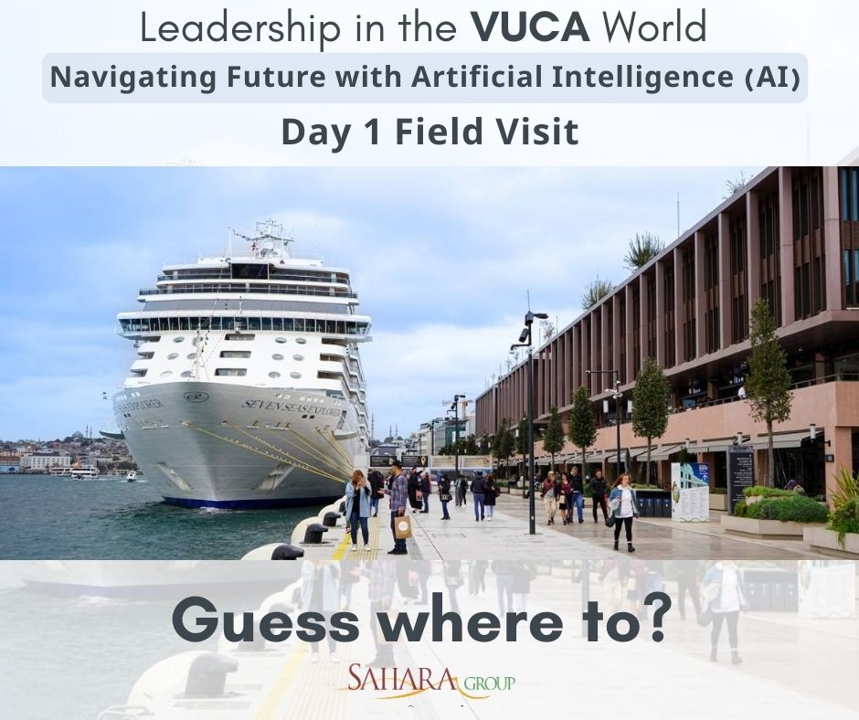 Our upcoming Leadership in the VUCA World: Navigating the Future with AI workshop includes an exciting field visit— but the destination is still under wraps! 
Take a look at this image… can you figure out where we’ll be exploring?
Drop your best guesses below ⬇️