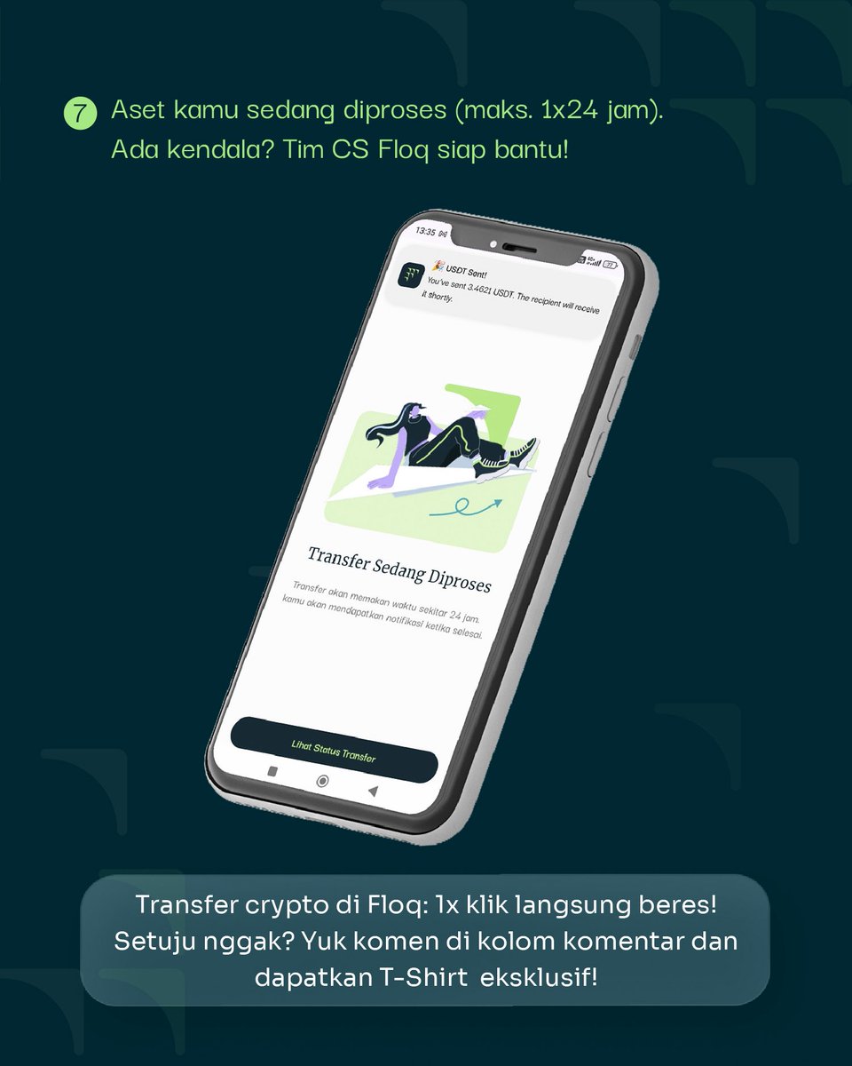 floq_id's tweet photo. Part 2: Mau kirim aset kripto ke teman?
Transfer crypto di Floq: 1x klik langsung beres!
Setuju nggak? Yuk komen di bawah ⬇️
Komentar paling seru bisa dapetin t-shirt eksklusif dari Floq! 🎁
#floqforfreedom #cryptomadeeasy #floqid #TransferAset #FloqTips https://t.co/wz1vXaud84