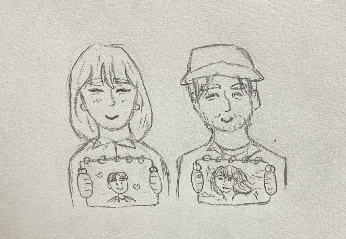 no thoughts just them drawing eachother #hyunseok #246x120 i miss them dearly