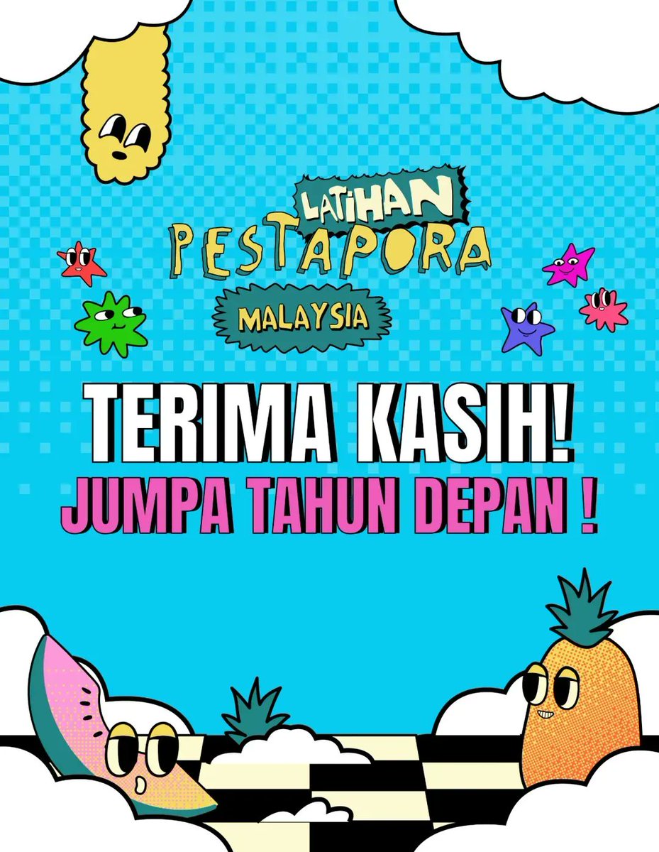 xallehrazax's tweet photo. Latihan Pestapora Malaysia akan kembali tahun depan. Aku tau mesti ramai yang nakkan penambahbaikan. Boleh drop sini feedback korang.

📩 https://t.co/4YMkDB65Kd

Untuk lebihan merch, boleh beli kat sini :
🔗 https://t.co/wqTJUg5xYJ https://t.co/g3GZocQQvx