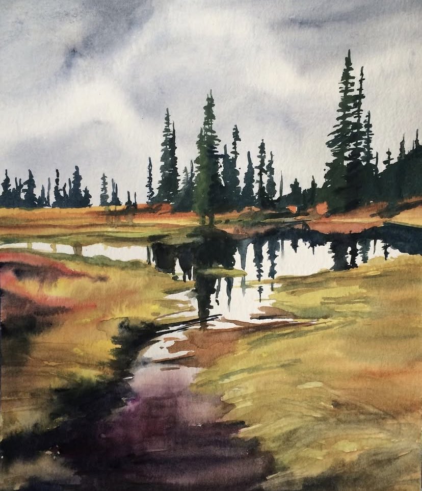 swpaintings's tweet photo. Ingalls Lake

#pacificnw #watercolorlandscape #cascades #alpinelakes #landscapepainting #artonx #paintings #landscapewatercolor #ingallslake #paintersonx https://t.co/Micg9n7s73