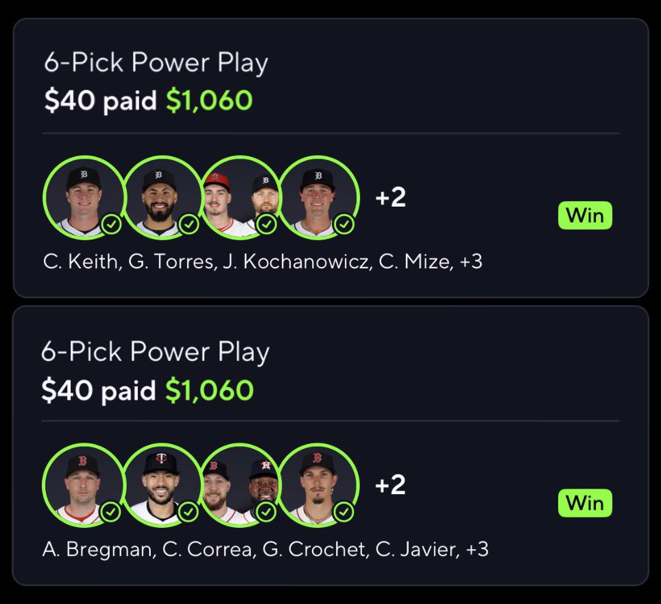 200 LIKES FOR A FREE PRIZEPICKS TODAY🚨

Back To Back 26.5X Cashes🤑

Best PrizePicks Run Of All Time🔥

I'm A Top 5% Sports Bettor In The World, Get All My Plays On Sale Below⬇️