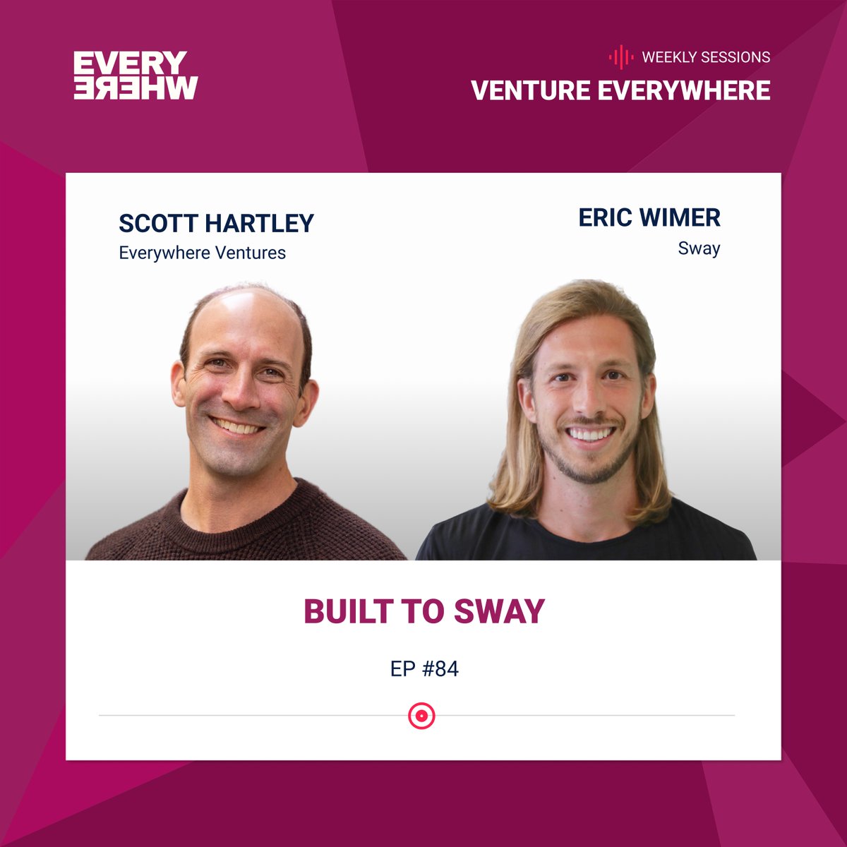 EverywhereVC's tweet image. Venture Everywhere Podcast EPS84: @scottehartley 
chats with Eric Wimer, co-founder &amp;amp; CEO of shipsway.com, a next-gen #delivery &amp;amp; #returns platform for #ecommerce.
 
🎧 Listen
🍎:podcasts.apple.com/us/podcast/bui…
💚:open.spotify.com/episode/7xSezD…
🗒:ideas.everywhere.vc/p/podcast-eric…