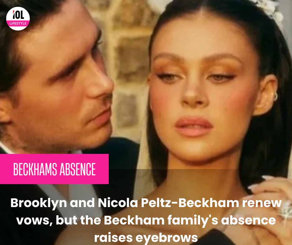 IOL_Lifestyle's tweet image. Brooklyn and Nicola Peltz-Beckham renewed their vows on Saturday, August 2, after being married for three years, and the Beckham family was nowhere to be seen.
#lifestyle #vow #renewal #BrooklynBeckham #NicolaPeltzBeckham #family
Read on tinyurl.com/ernhvfab