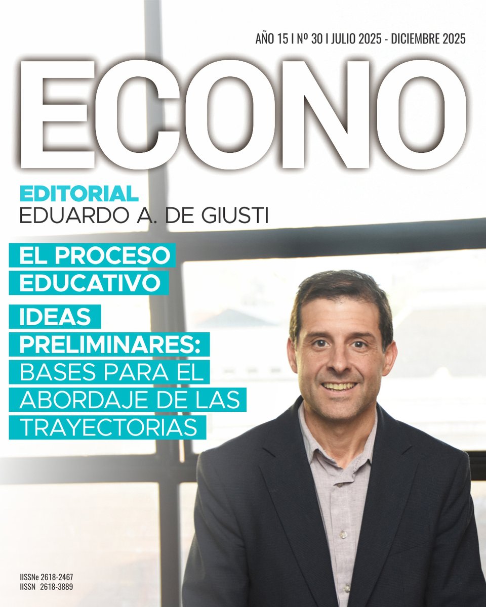 #ECONO: En la editorial de este nuevo número, nuestro decano @EDeGiusti reflexiona sobre las trayectorias universitarias como construcción institucional y objeto de política pública
📑Leé la editorial desde el portal de revistas de la <a href="/unlp/">UNLP</a> <a href="/sedici_unlp/">SEDICI - UNLP</a>: revistas.unlp.edu.ar/econo/article/…
