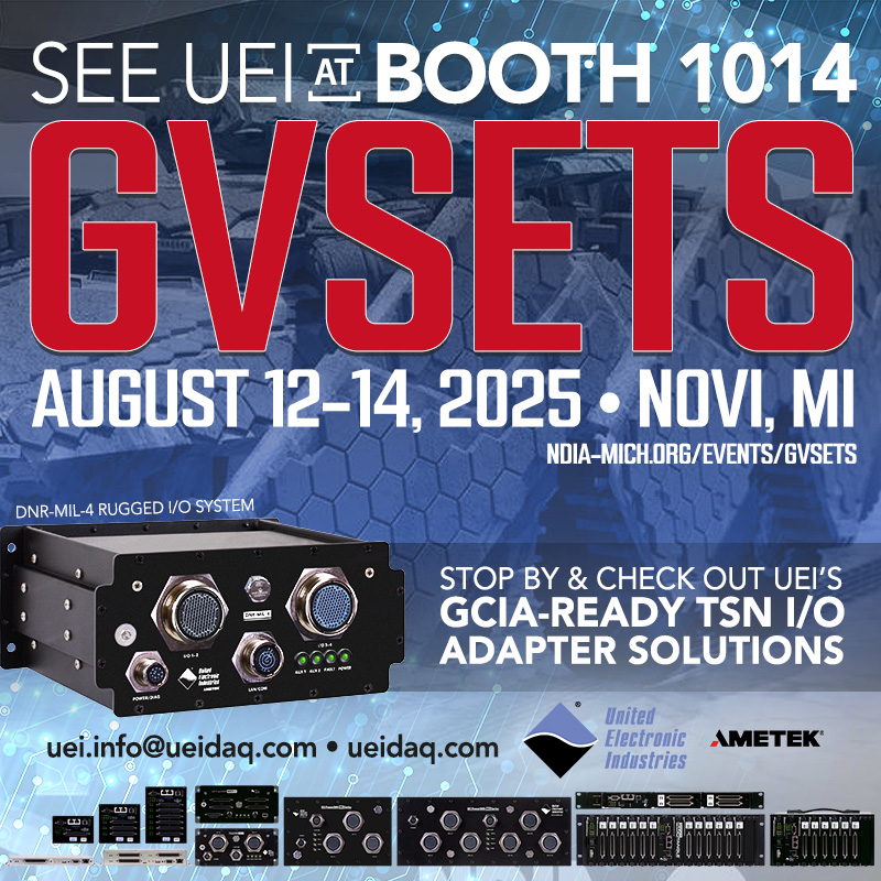 Day one at the annual GVSETS show in Michigan.  Visit us at Booth 1014 where we'll be presenting a selection of our cutting-edge hardware/software solutions engineered to cover everything from simulations to reliably operating in the most challenging environments.