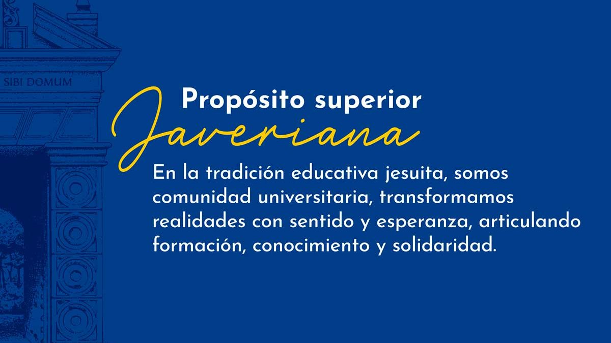 UniJaveriana's tweet photo. En el marco de la planeación institucional conjunta de la sede central, la @javerianacali y Javeriana TEC, la Pontificia Universidad Javeriana presentó su Propósito Superior: la razón de ser profunda y emotiva que trasciende los objetivos operativos y financieros, y que conecta de manera emocional y axiológica con nuestra comunidad educativa y con la sociedad.

Este propósito, fruto de un proceso de consulta a estudiantes, profesores, egresados y personal administrativo, fue presentado el 31 de julio, día de San Ignacio de Loyola, por el padre Luis Fernando Múnera Congote, SJ, @RectorJaveriana, y el padre @vicdurcas, SJ, rector de la Seccional Cali.

Hacemos una invitación a apropiarlo, vivirlo y compartirlo en cada acción, en los vínculos que tejemos y en nuestro compromiso con la construcción de una sociedad más justa, solidaria y respetuosa de la dignidad humana.

Conoce más detalles: https://t.co/9oOPp0TsfT