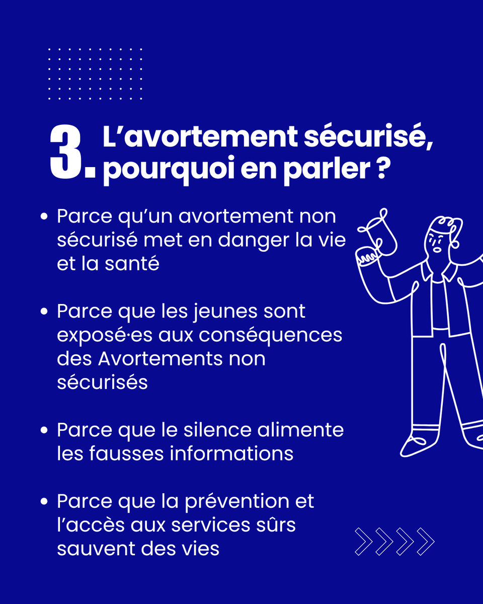 Journée Internationale de la Jeunesse 2025 #JIJ2025 #IYD2025
Les jeunes sont l’avenir, mais aussi le présent ✊

Un·e jeune informé·e est un·e jeune protégé·e qui protège sa communauté.

 #JournéeDeLaJeunesse #MouvementODAS #DroitsDesFemmes #AvortementSécurisé #JeunesseEngagée