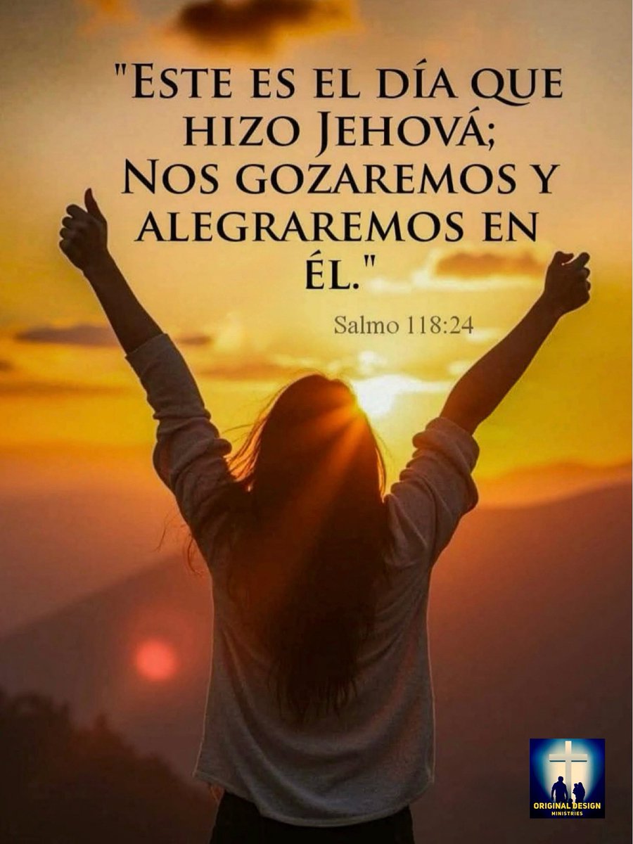 OriginalDesignM's tweet photo. Nada ocurre por accidente, en lo bueno y lo malo de cada día, siempre debemos gozarnos en el SEÑOR. El salmista lo entendió bien, por eso afirmó: “Este es el día que hizo Jehová; nos gozaremos y alegraremos en Él” (Salmo 118:24).

No importa lo que enfrentes hoy, tu gózate en Él. https://t.co/C1gGKcaYBK