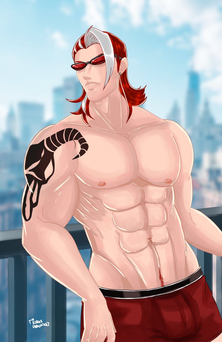 Siriusdibujotos's tweet photo. Alba Meira 🥵. Needed to draw him, indeed 🗿🚬
#kof #kingoffighters #SNK #albameira #kofmaximumimpact #fanart #アルバ・メイラ https://t.co/oIWOVaSsDr