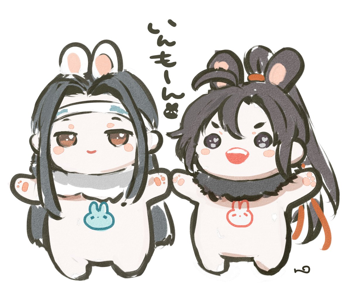 rooooca1's tweet photo. 🐰🐰 https://t.co/I8nOgQR9R7
