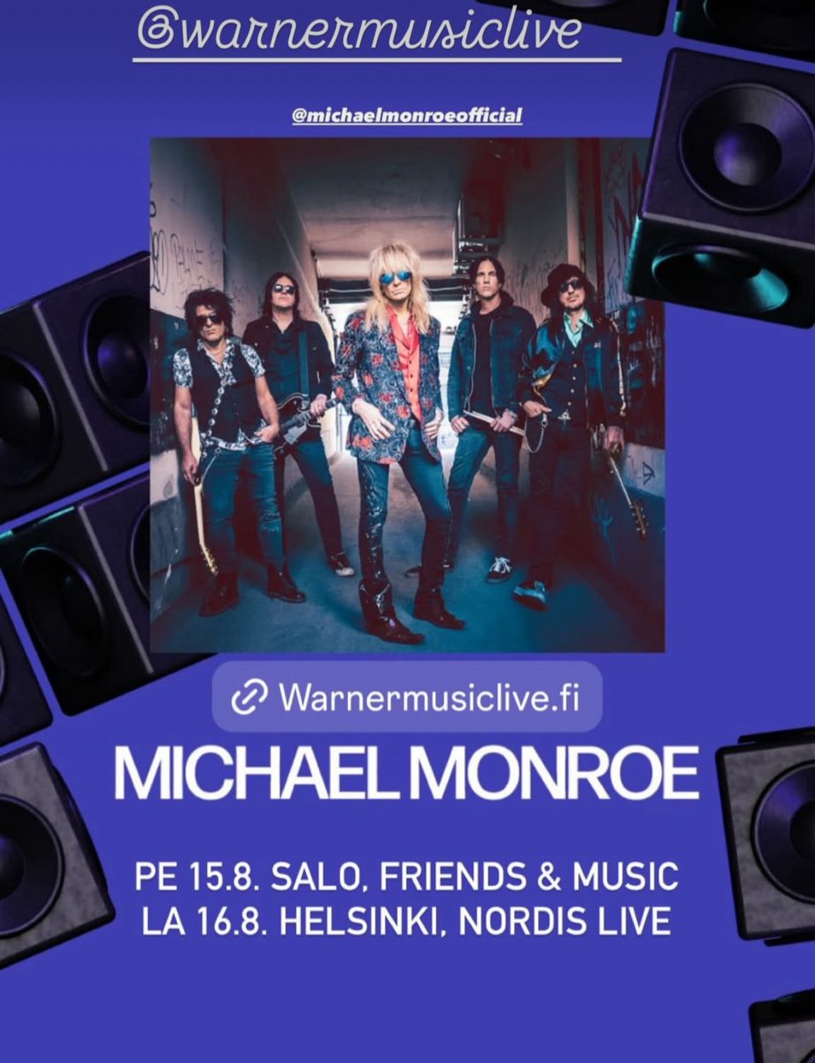 SteveConteNYC's tweet photo. I’m playing the last 2 Michael Monroe band shows of the summer this weekend - in Finland - who’s coming?
#michaelmonroe #samiyaffa #hanoirocks #steveconte #newyorkdolls #companyofwolves #richjones #theblackhalos #karlrockfist #danzig https://t.co/vWiKNi8ozL