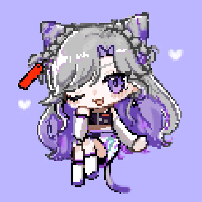 ピクセルアート 1日目 にぼちゃん #にぼ史
