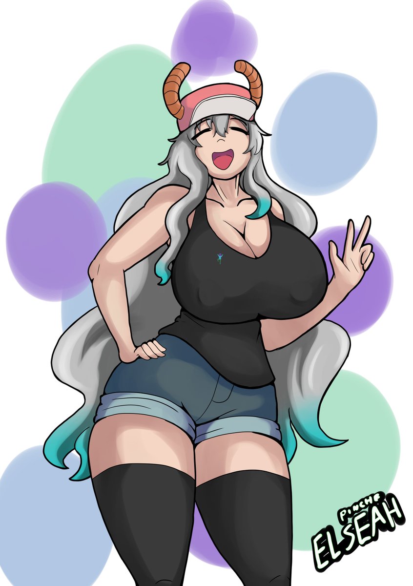 Well, I made this Lucoa Alvina because of an edit I saw, I really loved it.
#maiddragon #Lucoa #Fanarts