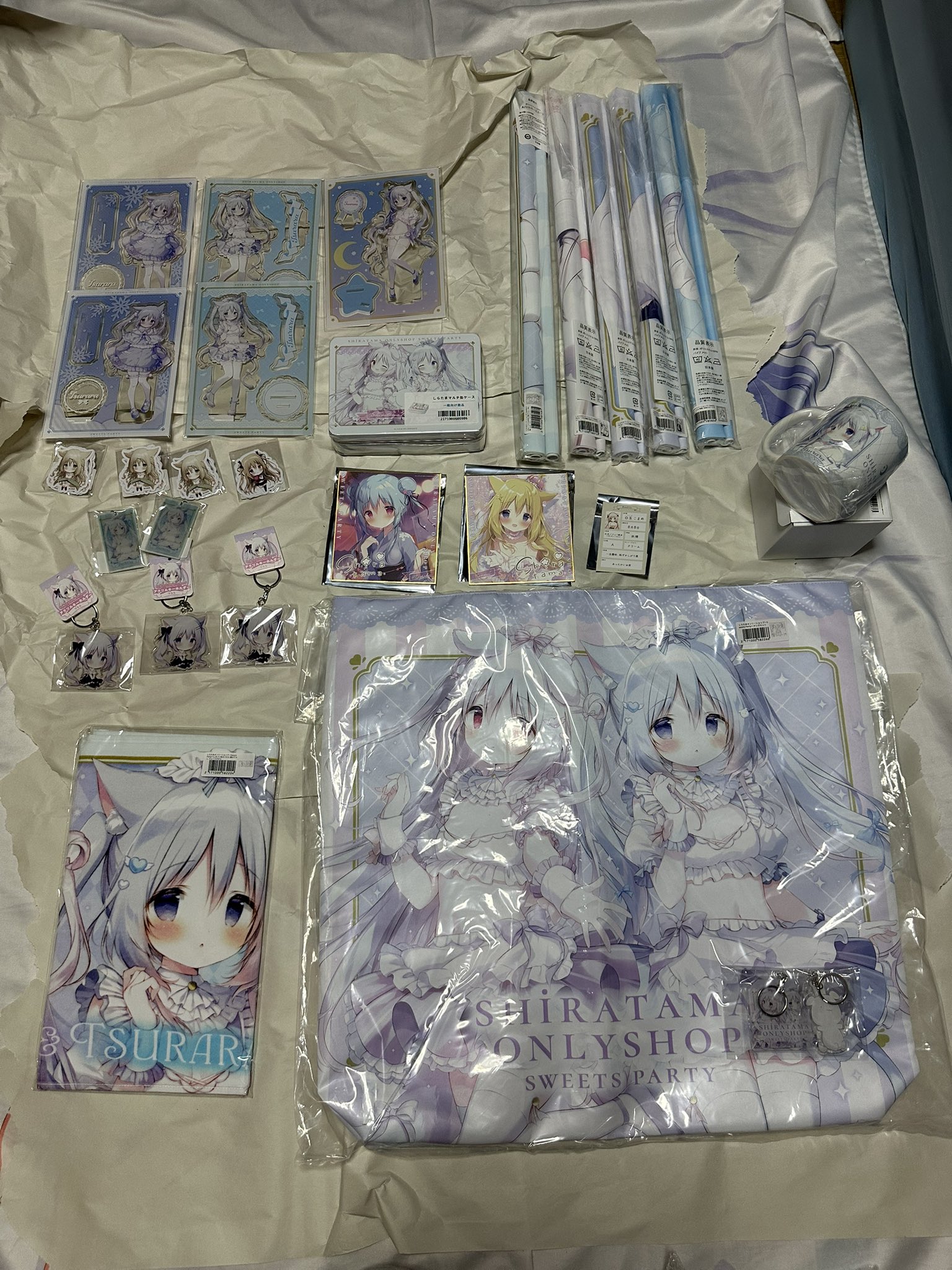 しらたま　オンリーショップ　特典　ミニ色紙 たまこてん2』 ブラインドミニ色紙 - GoFa gallery shop