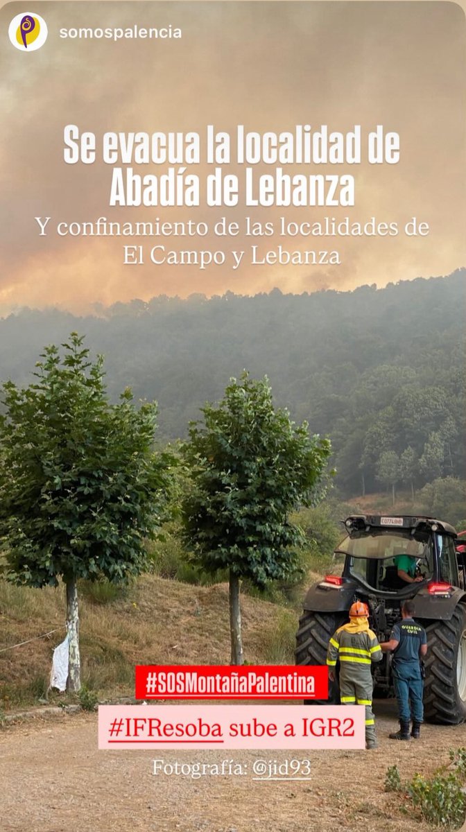 Lo que no queríamos que llegara, ha llegado 💔

<a href="/SomosPalencia/">Somos Palencia</a> 

#IFResoba #SOSMontañaPalentina