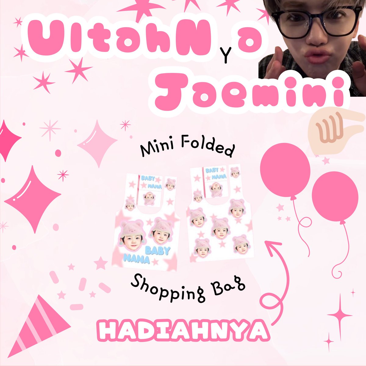 ⋆𐙚₊˚⊹♡ Mini Giveaway for Jaemin’s 25th Birthday 

🎁: 1 mini baby nana shopping bag (1 winner)

🍼 Rules:
‼️ GAUSAH FOLLOW‼️
🔆RT Like
🌀CO shopee 5k no refund
🍭Rep:

HAPPY JAEMIN DAY
#Forever25hiningJAEMIN
#공주님_왕자님들_재민이_생일이에용
#HAPPYJAEMINDAY

END 14/8/25