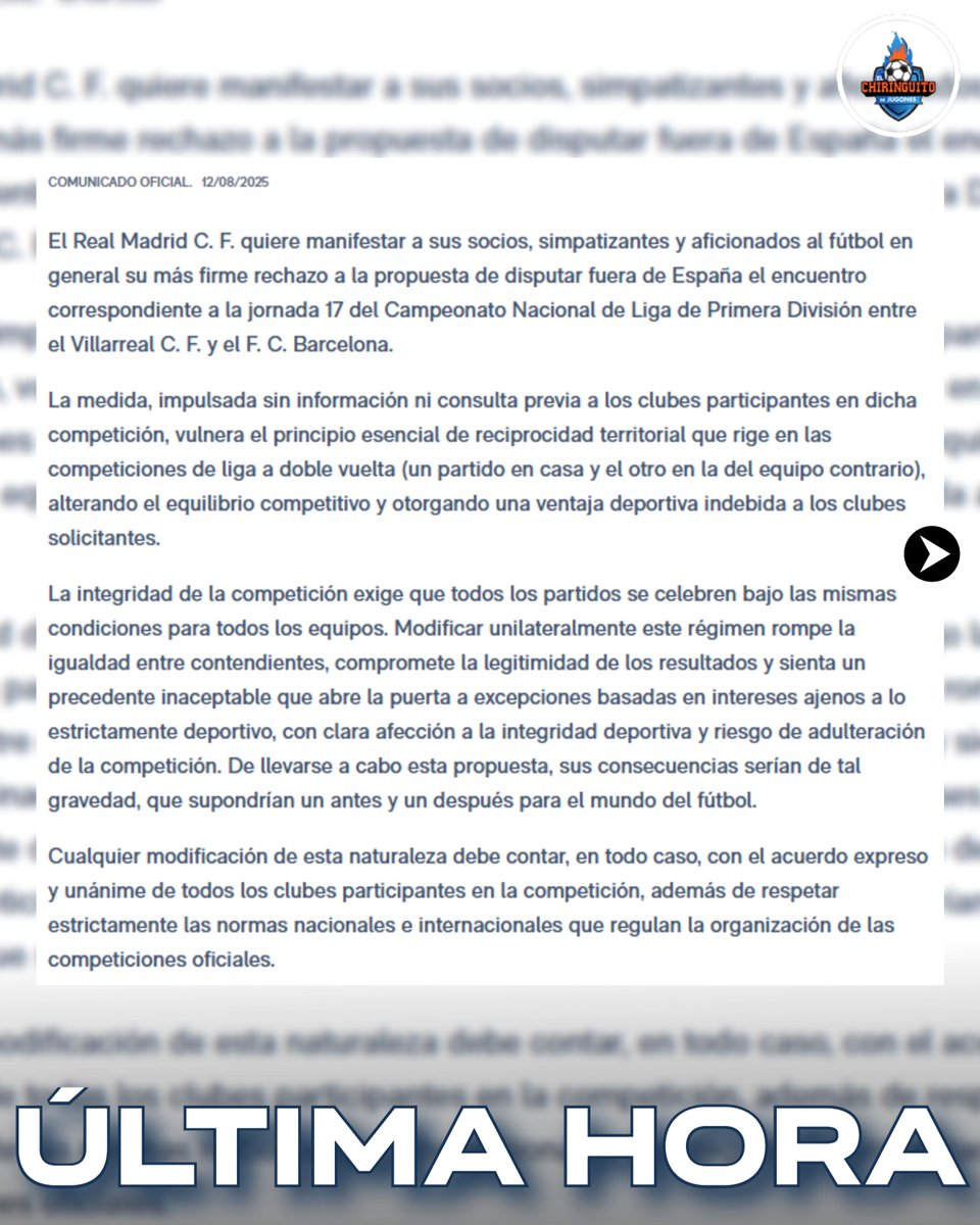El Chiringuito TV tweet media
