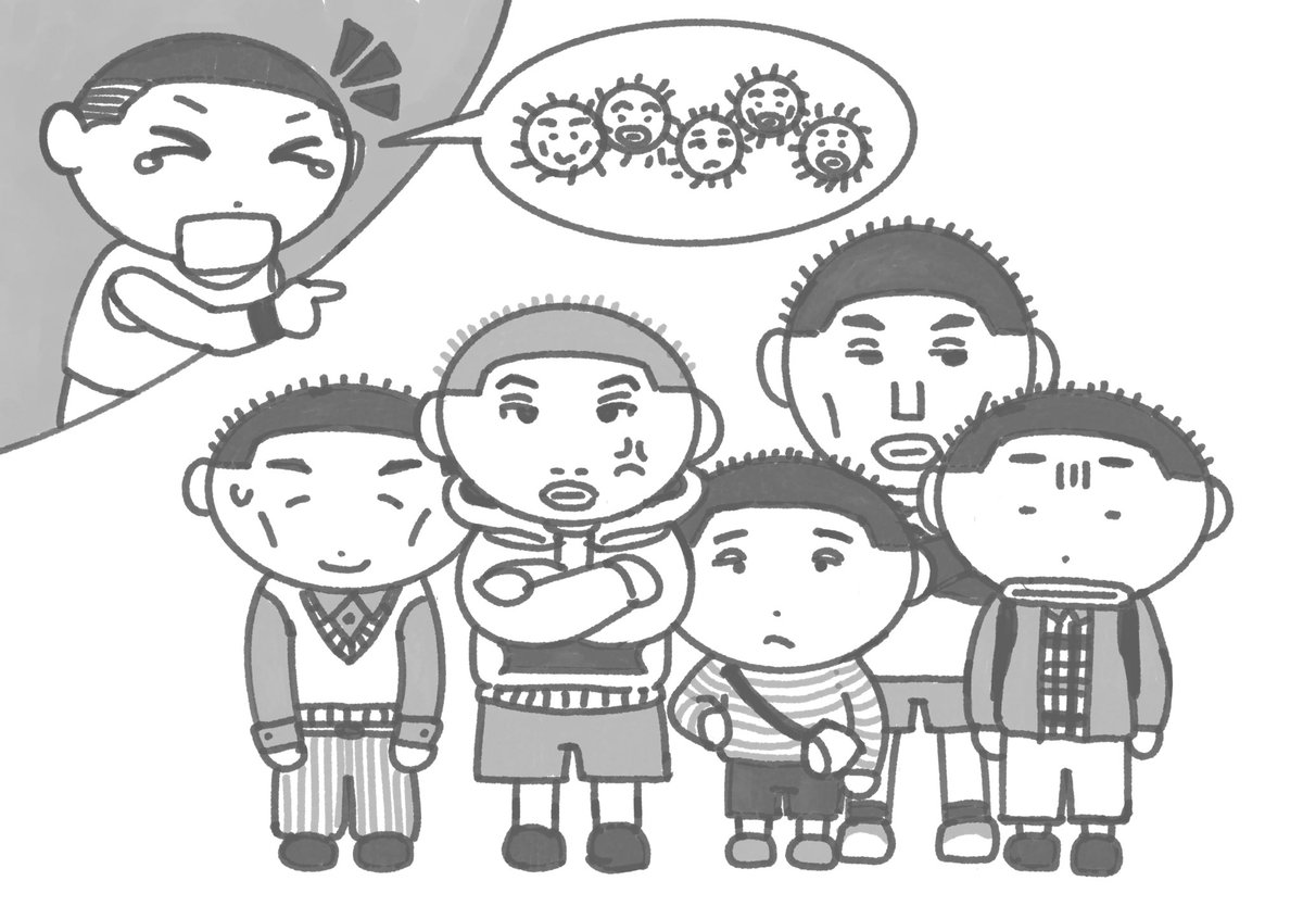 산왕/山王
蓄发中的学长们～