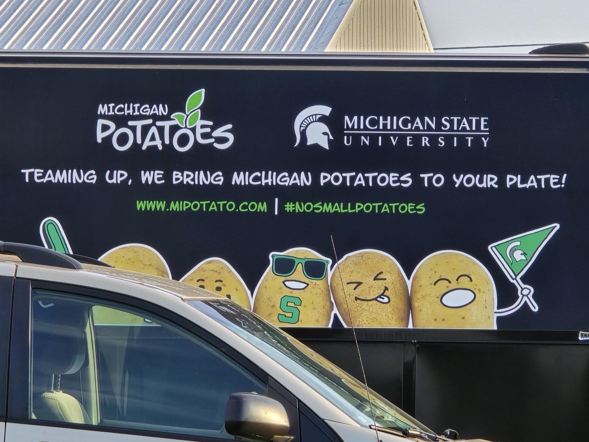 🌱🥔 Chad & Bernie had a great time at the Montcalm Potato Field Day ...