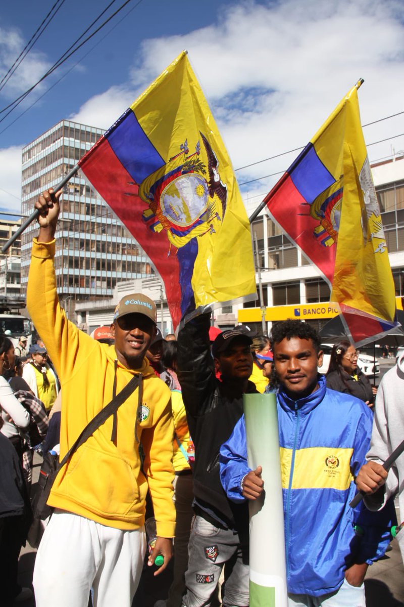 Hoy, 12 de agosto, marchamos por la seguridad de todos los ecuatorianos.
Lo hacemos para defender las herramientas que nos permiten mantener seguro a nuestro país, proteger a nuestras familias y resguardar el futuro del Ecuador.

#FirmesPorEcuador