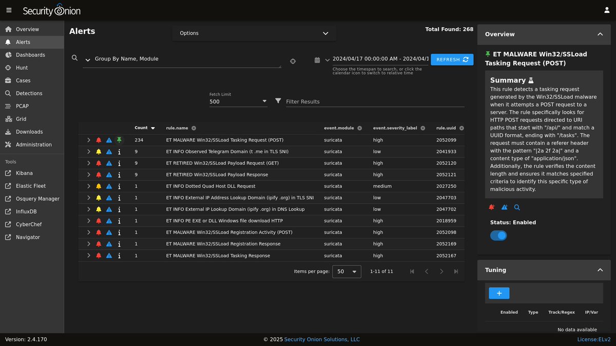 securityonion's tweet image. 🚨 Security Onion 2.4.170 now available including JA4, more SOC dashboards, and updated components! 🚨

🔍Let&apos;s find more hackers! 🔍

If you like Security Onion, please like and share to help spread the word!

blog.securityonion.net/2025/08/securi…