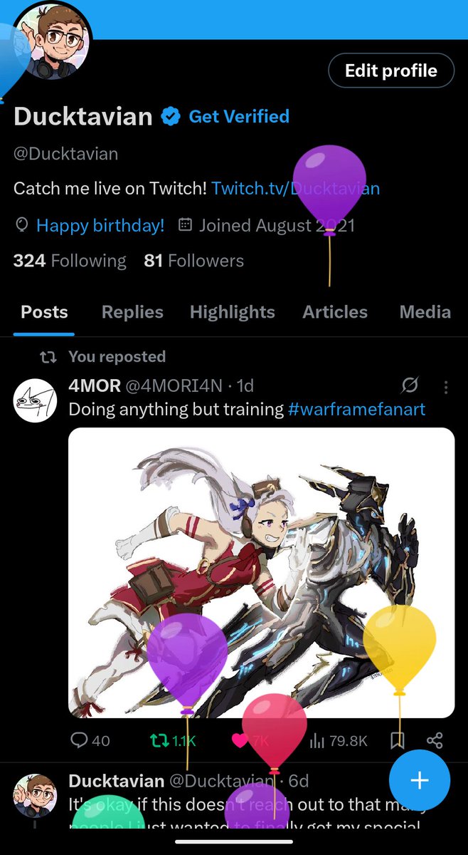 Ducktavian's tweet photo. Yay I guess idk lol https://t.co/0RCAobv9gJ