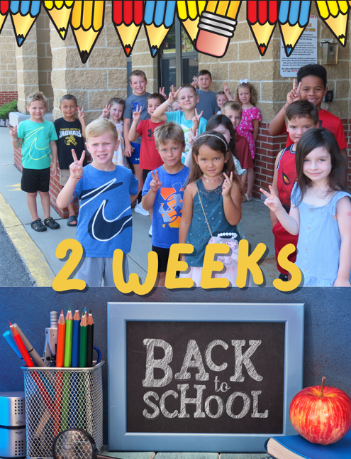 Only 2 weeks until students return for the first day of school! The countdown is on. Get ready for an exciting year ahead.