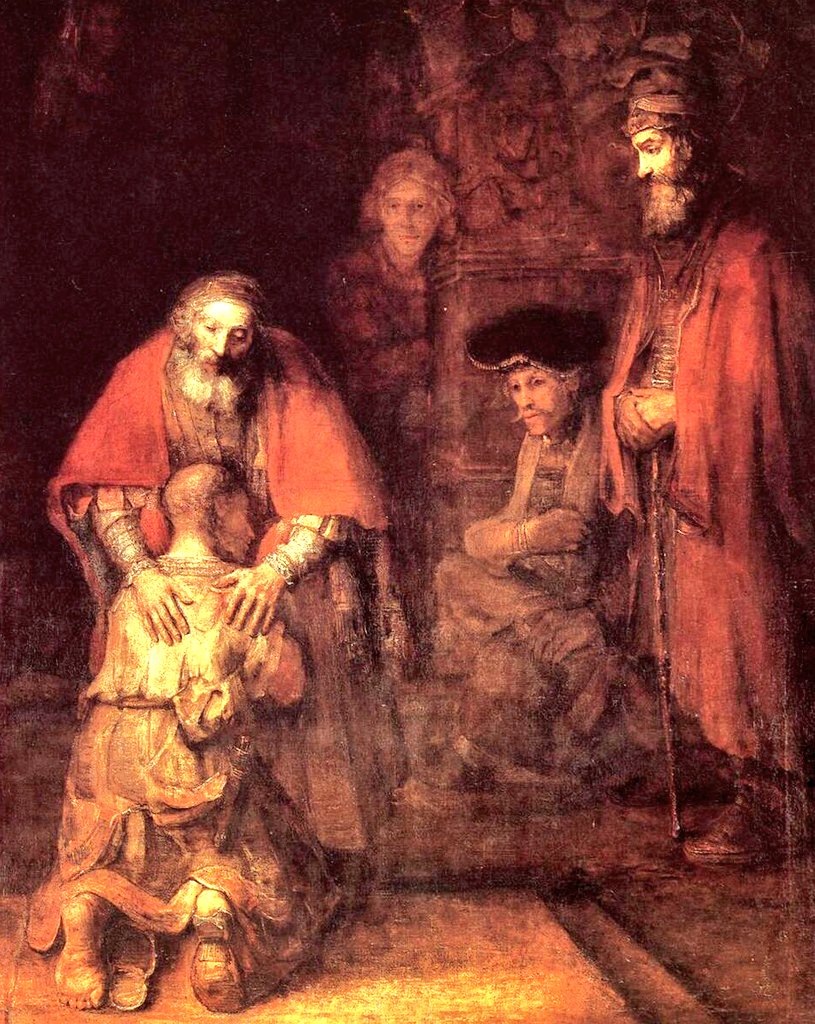 Rembrandt van Rijn 
Return of the Prodigal Son, 1668