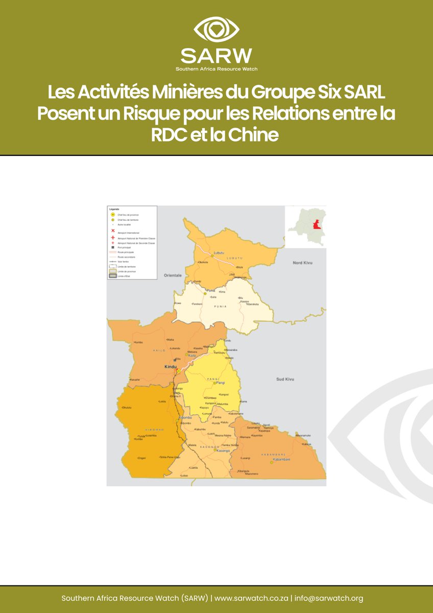 « Ce n’est pas simplement un cas d’exploitation minière illégale ; c’est un microcosme des défis auxquels la RDC est confrontée. »

À Muma (Maniema), une société chinoise, Groupe Six SARL, est accusée d’extraire de l’or et de la wolframite sous couvert d’un permis de recherche,