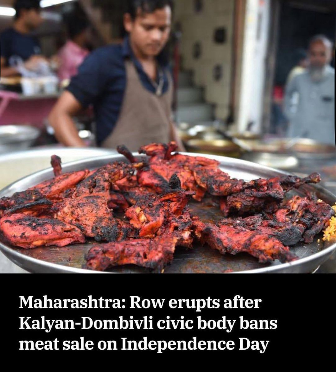 Why is now meat getting banned for Independence Day in BJP ruled Maharashtra? Is it religious event?