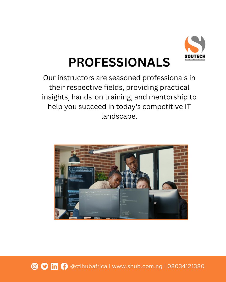 ctlhubafrica's tweet image. Turning IT expertise into your career advantage 🚀 #TechTraining #Mentorship #SOUTECH