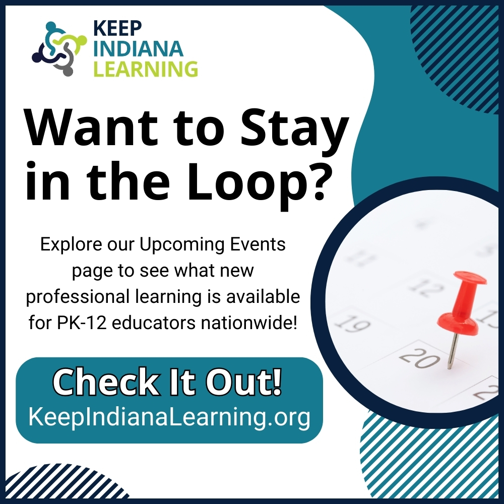 KeepINLearning's tweet image. Ready to elevate your teaching? ✨ Our Upcoming Events page is packed with high-quality, engaging PD! From ILEARN Checkpoints to free virtual sessions for multilingual learners! Practical strategies you can use NOW! Explore all workshops &amp;amp; register: KeepIndianaLearning.org/events