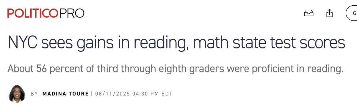 Headlines like these are why the state Education Department keeps lowering the passing scores on its standardized tests