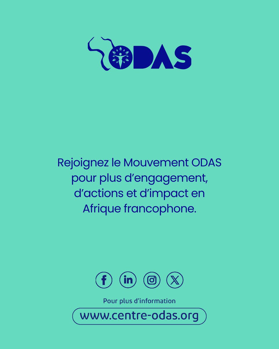 #JIJ2025 #IYD2025
Brisons les tabous, renforçons l’éducation complète à la sexualité et soutenons les jeunes pour qu’ils puissent faire des choix éclairés, libres et sécurisés.

ODAS est plus que jamais engagée à accompagner les jeunes et leurs initiatives. Rejoignons le