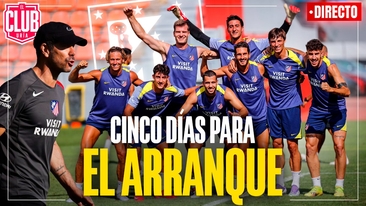 Rubén Uría (@rubenuria) on Twitter photo ¿EL ATLETI NO HARÁ MÁS FICHAJES? | LOS PLANES DE SIMEONE | 5 DÍAS PARA DEBUT LIGA | VILLARREAL-BARÇA EN MIAMI | <a href="/marqoss/">Marcos Durán</a> <a href="/nachodonado/">Nacho Donado</a> <a href="/WalterZim/">Walter Zimmermann</a> <a href="/jsancris_/">Jorge San Cristóbal</a> <a href="/elabuchus/">Chus Prieto Andérica @elabuchus.bsky.social</a> <a href="/pascualruizar/">Pascual Ruiz Arnal</a> y <a href="/Juanarrien9/">⚽Juan⚽</a> De 17 a 20h. #ClubUria583 <a href="/Casasantona/">Casa Santoña</a> <a href="/mv_grupo/">Grupo MV</a>
twitch.tv/rubenuria_ ¿EL ATLETI NO HARÁ MÁS FICHAJES? | LOS PLANES DE SIMEONE | 5 DÍAS PARA DEBUT LIGA | VILLARREAL-BARÇA EN MIAMI | <a href="/marqoss/">Marcos Durán</a> <a href="/nachodonado/">Nacho Donado</a> <a href="/WalterZim/">Walter Zimmermann</a> <a href="/jsancris_/">Jorge San Cristóbal</a> <a href="/elabuchus/">Chus Prieto Andérica @elabuchus.bsky.social</a> <a href="/pascualruizar/">Pascual Ruiz Arnal</a> y <a href="/Juanarrien9/">⚽Juan⚽</a> De 17 a 20h. #ClubUria583 <a href="/Casasantona/">Casa Santoña</a> <a href="/mv_grupo/">Grupo MV</a>
twitch.tv/rubenuria_