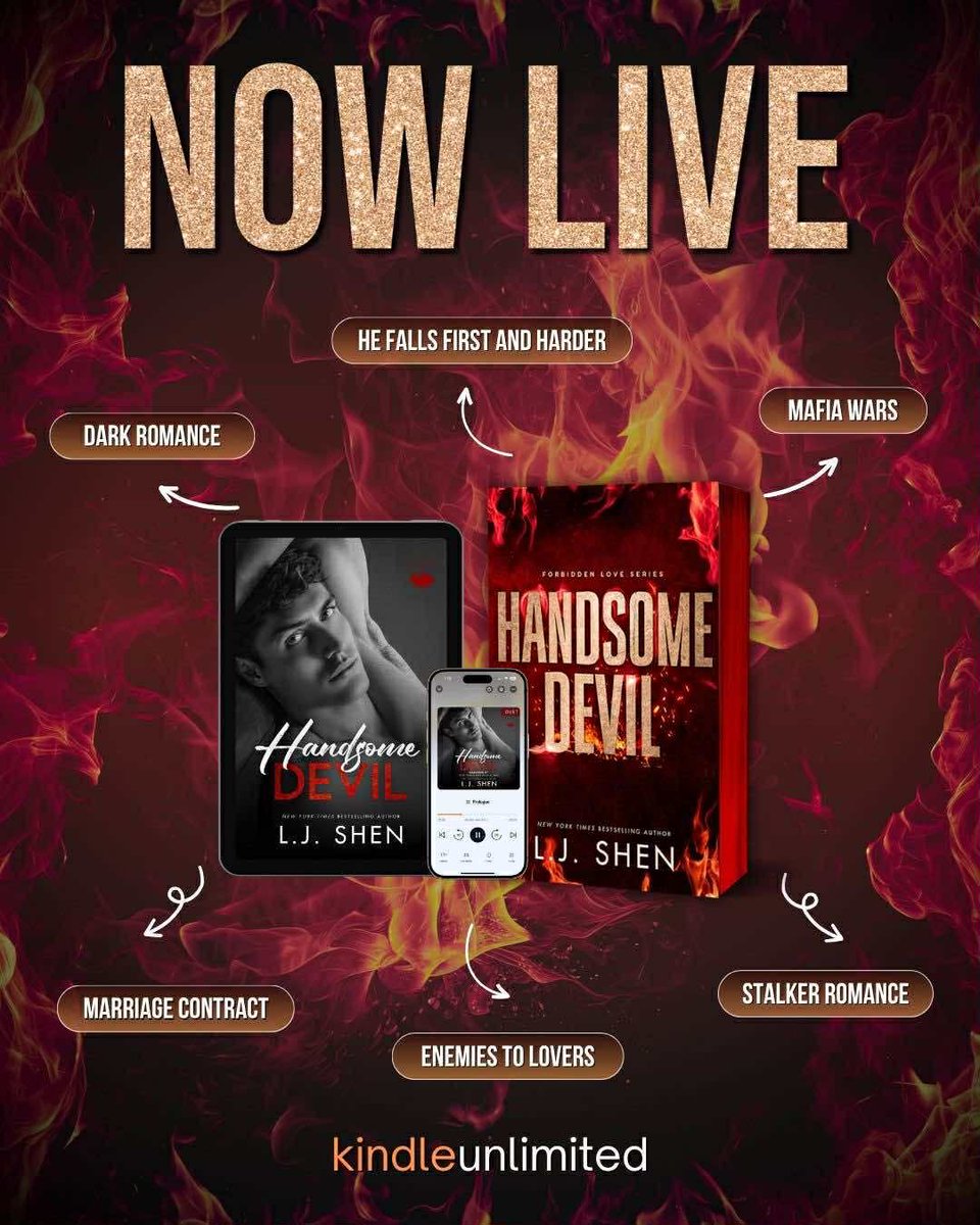 skybookstwt's tweet photo. ✨New Book Alert: HANDSOME DEVIL by @lj_shen!
#OneClickHere
https://t.co/lUxeMrpMRH
Available in KU
#bookish #theauthoragency
#newrelease #ljshen #kindleunlimited #spicyromance https://t.co/He836MP2HT