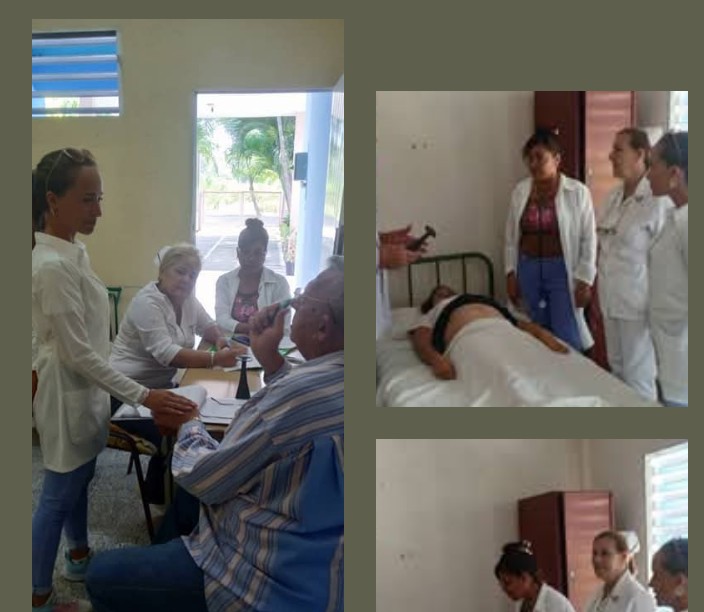 En el Hogar Materno Brígida Zaldivar Cisneros, se realiza el pase de visita integral y dándole la bienvenida a la Dra Eliannis Rivera Zaldivar que está recibiendo la Dirección del Policlínico 7 de Noviembre 
#SaludMajibacoa 
#PorLasTunasLaVictoria