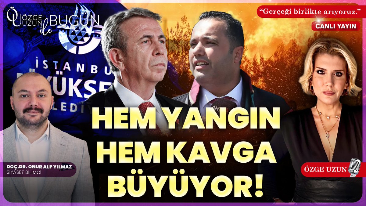 ‘Ne Atın İzi Belli Ne İtin İzi’ 
Kavga Büyüyor! İBB ve Antalya operasyonları, Rezan Epözdemir gözaltısı ve komisyon toplantısının detayları... <a href="/onralpyilmaz/">Onur Alp Yılmaz</a> ile değerlendireceğiz... 
18.00'da 
youtube.com/live/PE29roxTu…