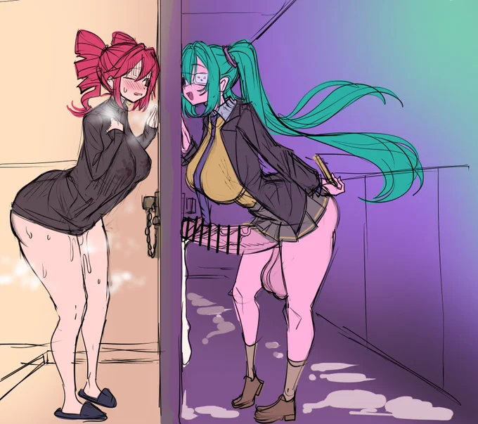 2024年の末に描いていたミクさんのラフです。 