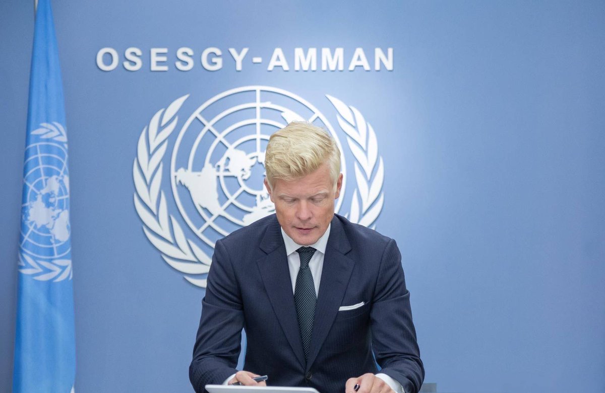 OSE_Yemen's tweet photo. The UN Special Envoy for #Yemen Hans Grundberg delivered his briefing today to the #UN Security Council.

✍🏽 Key points included:

✅ The Special Envoy noted that “regional turmoil continues to erode prospects for peace and stability in Yemen” and called for “proactive and pragmatic measures” to pave the way for peace. He reaffirmed the three priorities he outlined last month: supporting de-escalation on the frontlines; establishing a path for talks in line with the Roadmap; and continuing regional and international engagement to secure lasting stability.

✅ The Special Envoy expressed concern over a significant assault on the Aleb front in Sa’ada and the fortification of positions around #Hudaydah City, noting these developments highlight the urgent need for active de-escalation. He emphasized the vital role of the UN-facilitated Military Coordination Committee in reducing tensions and preparing for a nationwide ceasefire.

✅ The Special Envoy welcomed ongoing progress on opening roads, including the route between Bayda and Abyan, urging more steps to facilitate movement and commercial activity. He emphasized that further economic escalation and fragmentation is in no one’s interest, commending recent Central Bank and Government measures that stabilized the exchange rate and prices of essential goods.

✅ The Special Envoy noted that in the last month there have been unilateral and escalatory decisions that risk deepening divisions within institutions and state structures. He cited the issuance of new 50 Riyal coins and 200 Riyal notes by Ansar Allah as contributing to the fragmentation of the Yemeni Rial and complicating future discussions to unify the economy. “These are steps in the wrong direction. Instead, I urge dialogue between the parties,” he stressed.

✅ Addressing regional security, he highlighted the seizure of a large cache of weapons off Yemen’s Red Sea coast and urged full compliance with the UN arms embargo. He called for an end to strikes against civilian ships, missile attacks against #Israel, and the subsequent Israeli strikes on Yemen, noting that this escalation has led to the near destruction of Yemen’s west coast port facilities and placed immense strain on vital infrastructure.

✅ Marking International Youth Day, the Special Envoy underlined that youth have been “at the forefront in demanding more from those in power” and must be empowered to build Yemen’s future.

✅ He reiterated the urgent call for the unconditional and immediate release of the 23 UN personnel and others detained from NGOs, civil society, and diplomatic missions: “This is unacceptable. They need to be released unconditionally and immediately.”

✅ He thanked the Council for its continued support, stressing that “reaching a sustainable solution to the situation in Yemen is not only possible, but essential.”

Full briefing:
https://t.co/qcvddY5Ugs