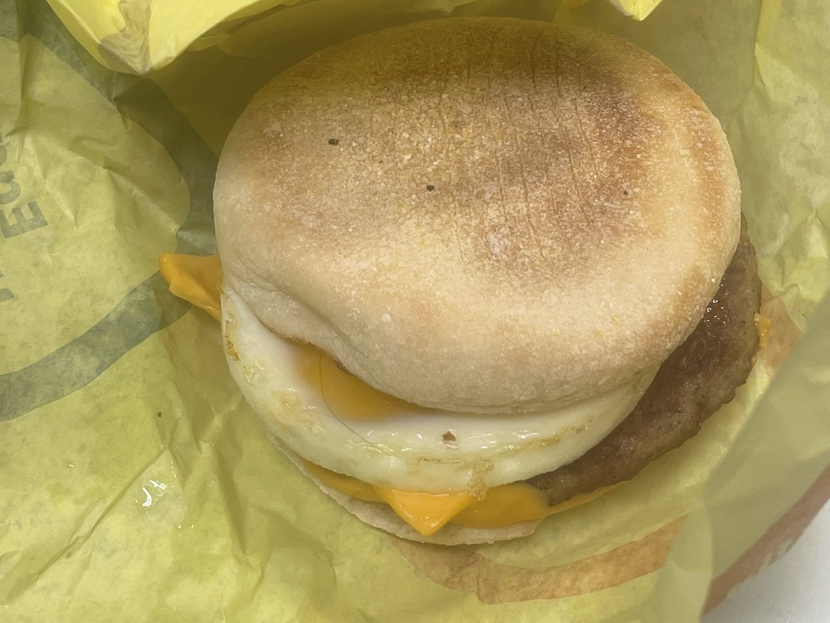 tedthomason's tweet photo. The @McDonalds food that comes without hairs baked into the egg would probably taste better…. @joelanemcds https://t.co/GBrP7ok7NJ
