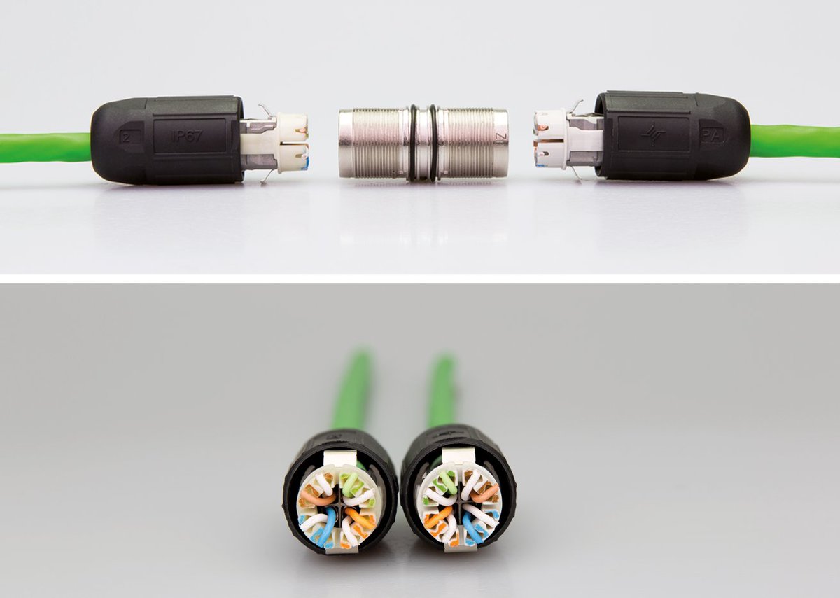 TelegartnerINC's tweet image. Compact. Tool-free. IP67 protected.The VM-Pro 8-8 Class FA connects &amp;amp; repairs cables in the toughest environments – fast, reliable, and built for Class FA (1000 MHz) performance.
#Networking #IP67 #RJ45 #Telegärtner