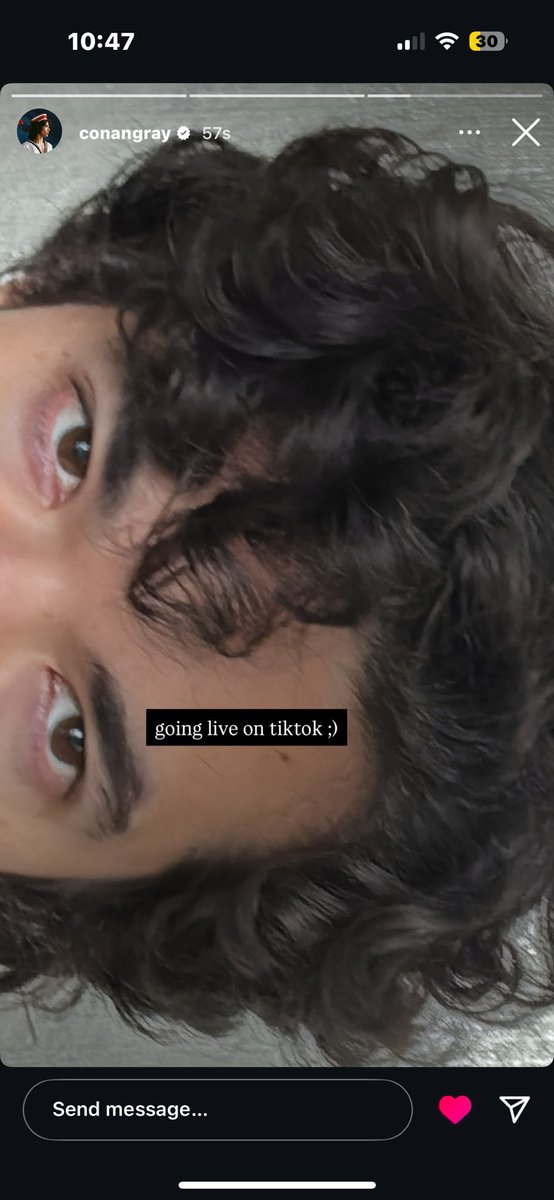 conangraysource's tweet image. ⚓️ • conan is going live on tiktok!!