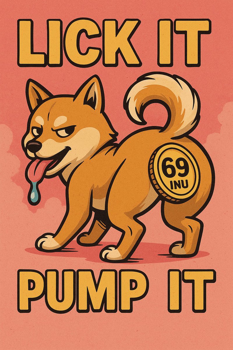 HodLphin's tweet photo. 🐶💦 LICK IT. PUMP IT.
This dog isn’t playing fetch — he’s fetching your bags.
You’re either in, or you’re watching from the sidelines. 🚀 @elonmusk 
🔗 https://t.co/UhkphomrjR
#69Inu #PumpFun #Solana #memecoin #degen https://t.co/DTa5QRXf7N