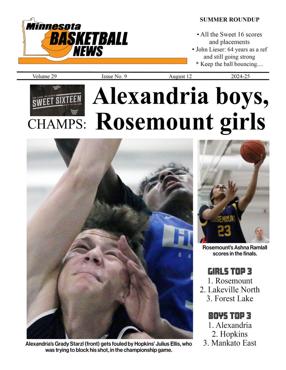 Minnesota Basketball News 2024-25 Season - Issue 9 is now available! pacesettersports.net/minnesota-bask…