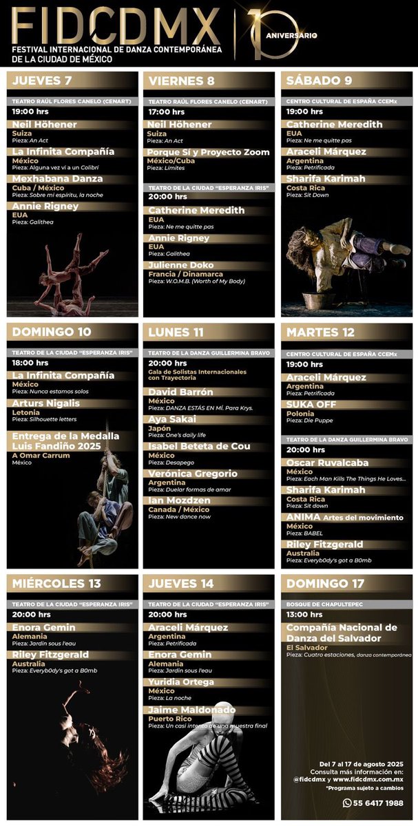 FIDCDMX's tweet image. FIDCDMX 2025