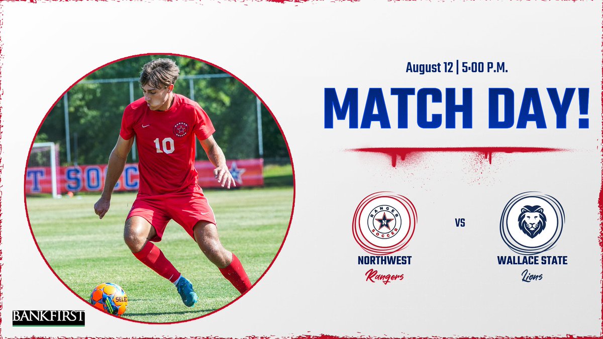 Join us on campus today for another ⚽️ friendly on the home turf.

🆚 Wallace State-Hanceville
🕔 5:00 P.M.
🏟️ Ranger Soccer Complex
📍 Senatobia
🚫 No Broadcast

#ALLN