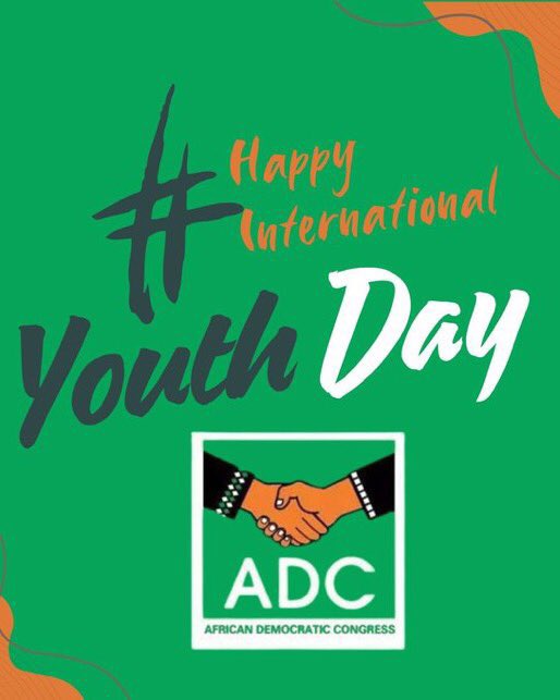 Happy International Youth day #InternationalYouthDay2025 

To all youths in Cross River State and the country at large 

We as youths of ADC in Cross State, are committed to taking back our country 

For God and Country 🙏💯💪🤝🇳🇬